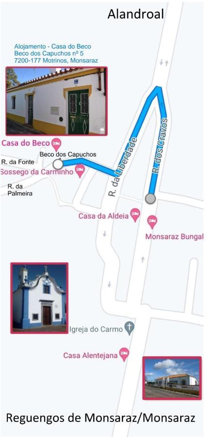 הוילה מונסראז Casa Do Beco מראה חיצוני תמונה